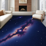 Interstellar Journey Milky Way Astral Exploration Constellation Map (Blue)