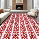 Classic Check With Bold Festive Plaid Motifs(Red)