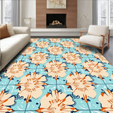 Contemporary Boho Lattice with Delicate Sunburst Details (Blue) - ODIKA