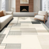 Contemporary Boho Collection With Abstract Geometric Design(Beige)
