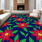 Holiday Poinsettia Featuring Elegant Seasonal Blooms(Blue)