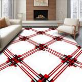 Nordic Winter Gingham Seasonal Decoration(Red)