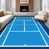Tennis Court Doubles Service Lines(Blue)