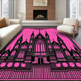 Haunted Mansion Gothic Architecture Decorative(Pink)
