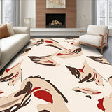 Abstract Brushstroke Contemporary Artistic Minimalist (Beige)