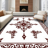 Elegant Damask Heritage Classic Timeless Artisan (Brown)