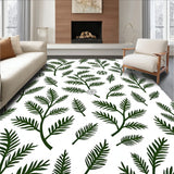 Holiday Evergreen Design with Detailed Frosted Snowflake Embellishments(Green)