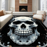 Bold Graphic Skull Art(White)