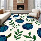 Harvest Gourds with Botanical Eucalyptus Sprigs(Blue)