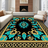 Art Floral with Stylized Botanical (Black)