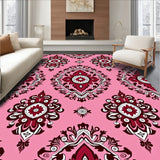 Vintage Starburst Damask with Ornate Berry Cluster Details(Pink)