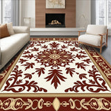 Retro Autumn Medallion with Interlocking Vine Motifs(Brown)