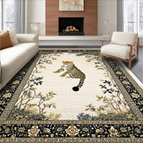 Ultra Soft Area Rug, Non Slip, Stain Resistant, Washable Area Rugs for Living Room, Bedroom, Wildlife Cheetah Animal Area Rug(Beige)
