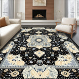 Whimsical Modern Floral Theme Design(Black)