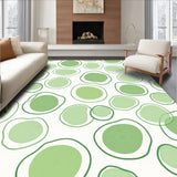 Serene Nimbus Outline with Flowing Forms(Green)