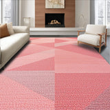 Ultra Soft Area Rug, Non Slip, Stain Resistant, Washable Area Rugs for Living Room, Bedroom, Soft Boho Floral Bedroom Rug(Pink)