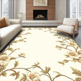 Elegant Beige Floral Serene Hallway &(Beige)