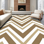 Chevron Zigzag Stripe Anti Slip Corridor (White) - ODIKA