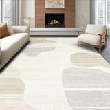 Ivory Dreamscape Area Modern Abstract Art for Home(Beige)