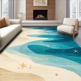 Seaside Escape Coastal With Elegant Maritime Charm(Blue)