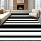 Large Layered with Striped for Front Porch(Black)