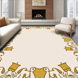 Jingle Bell Cluster Doormat with Musical Note Flourishes(Ivory)