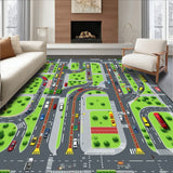 Modern Grey Townscape Play(Green)