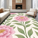 Distressed Vintage Floral with Faded Rose Garden Theme (Pink) - ODIKA