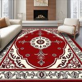 Heritage Mosaic Arabesque with Delicate Botanical Detailing(Red)