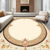 Vintage Inspired Half Round With Classic Wine Glass Emblem and Ornate Frame(Beige)