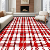Festive Buffalo Checkered Holiday Entrance Welcome(Red)