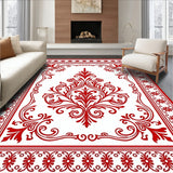 Joyful Celebration Damask Tapestry(Red)