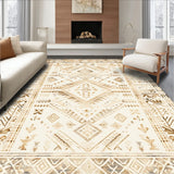 Artisan Crafted Boho Inspired Beige Design With Unique(Beige)