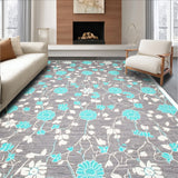 Ultra Soft Area Rug, Non Slip, Stain Resistant, Washable Area Rugs for Living Room, Bedroom, Contemporary Gray Kitchen High Traffic Area Carpet(Gray)