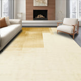 Elegant Champagne Gold Area with Minimalist Solid Hue and Non Slip Backing(Beige)
