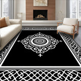 Filigree Lattice with Delicate Arabesque Details(Black)