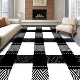 Festive Buffalo Check Tapestry(Black)