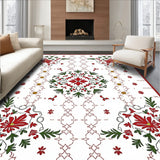 Botanical Leaf Arrangement with Nature Inspired Artistry (Red)