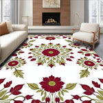 Heirloom Botanical Weathered Decorative Foyer (Red) - ODIKA