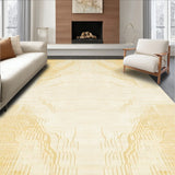 Beige Abstract Area Chic Design(Beige)