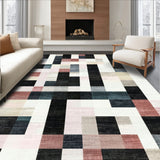 Urban Stripe Fusion with Dynamic Graphic Contrast Patterned Design(Black)