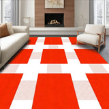 Harvest Checkered with Bold Autumn Hues(Red)