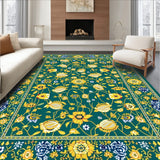 Bathroom with Floral Prints(Green)