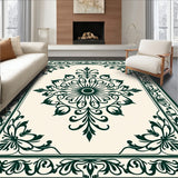 Aristocratic Baroque Weathered Blossom Tapestry (Green) - ODIKA