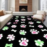 Dynamic Black and Pink Pet Art(Green)