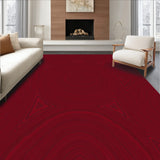 Velvety Stylish Modern Contemporary Fashionable(Red)