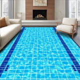 Retro Sports Graphic Print(Blue)