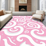 Luxurious Cloud Swirl With Curved Motifs (Pink) - ODIKA