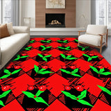 Classic Highland Check with Stylized Holly Berry Flourish(Red)