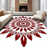 Rustic Medallion Bouquet Weathered Embellishment (Red) - ODIKA